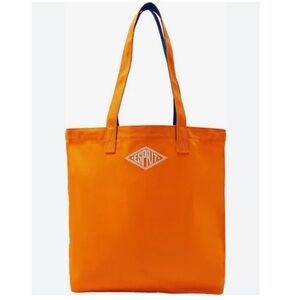 ESPRIT Vintage Throw-back 90's Orange Blue Embroidered Canvas Tote Authentic